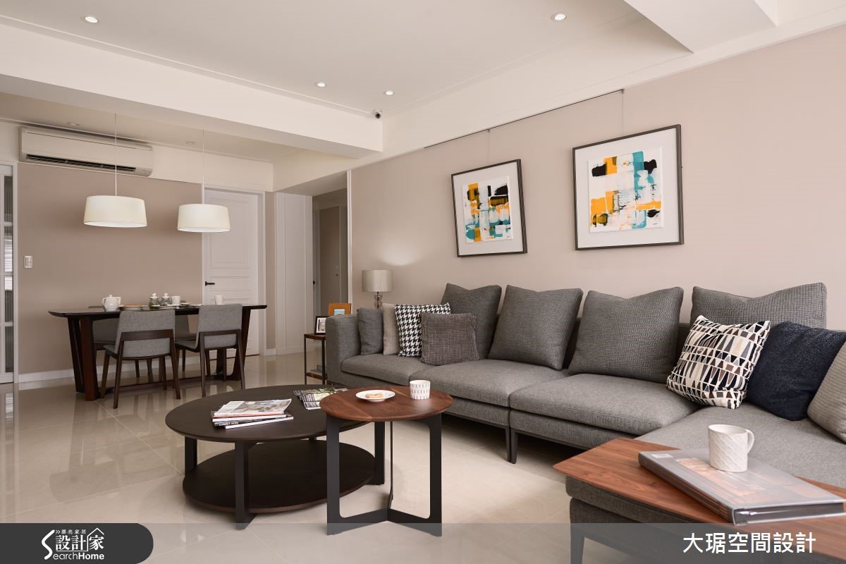 颜色串连的机能设计，全家都爱上的美式宅